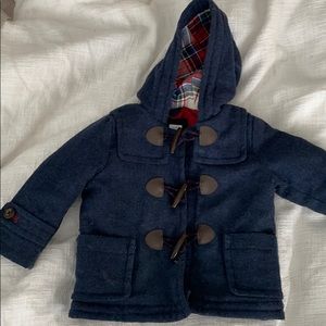 Toddler boys navy pea coat